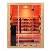 Sauna de Terapia de Luz Roja para 3 Personas, Sauna Interior de Espectro Completo en Venta