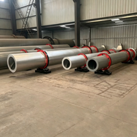 Sécheur monocylindre professionnel à système de séchage rotatif pour sable de quartz, poudre de talc, carbonate de calcium pour le marché mondial du Sud-Est