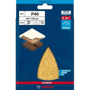 BOSCH-Papier abrasif 2608901119 Expert C470 avec 7 trous pour ponceuses multiples-EAN 4059952544571 ABRASIVES ABRASIVE PAPERS - Product Image 3