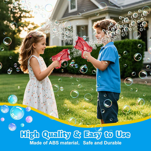 Pistola <span class=keywords><strong>de</strong></span> <span class=keywords><strong>Burbujas</strong></span> <span class=keywords><strong>de</strong></span> Juguete para Niños con Luz LED y Diseño Recargable, Pistola <span class=keywords><strong>de</strong></span> <span class=keywords><strong>Burbujas</strong></span> Automática <span class=keywords><strong>de</strong></span> 16 Orificios para Niños - Product Image 3