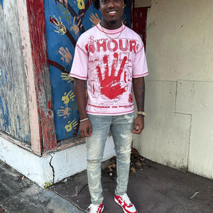 Benutzer definierte schwere Baumwolle <span class=keywords><strong>T-Shirt</strong></span> für Männer Übergroße Vintage Boxy Fit Kurzes Hemd Siebdruck Grafik Solid Pattern Gestrickt - Product Image 4