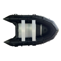 Bateau pneumatique de sport OEM en PVC de 180 cm avec plancher en aluminium, bateau en caoutchouc PVC robuste pour les sports nautiques en mer, lac et extérieur