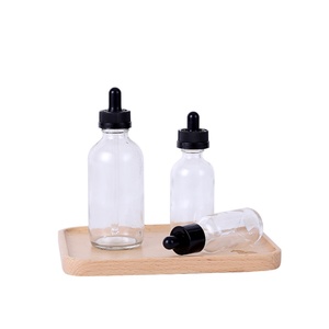 Botellas de Vidrio Transparente con Gotero de 1 oz, 2 oz y 4 oz para Aceite, Disponibles en Stock - Product Image 2