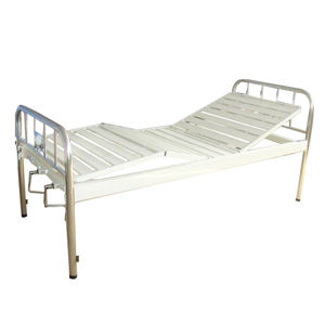 Cama de Hospitalización médica moderna, cabecero de hierro, respaldo ajustable de 2 manivelas y reposapiernas - Product Image 2