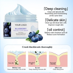 <span class=keywords><strong>Masque</strong></span> d'argile ODM SPA Myrtille, Cendres volcaniques et Charbon 120g - Best-seller - pour l'élimination des points noirs et le contrôle du sébum - <span class=keywords><strong>Masque</strong></span> boueux OEM/ODM - Product Image 5