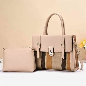 Ensemble de sacs à main pour femmes, 2 pièces, sacs fourre-tout en cuir imperméable, sacs à main en PU pour tous les jours - Product Image 4