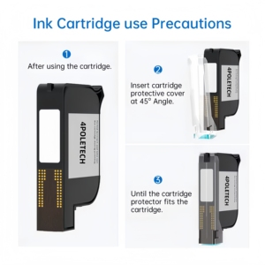 Cartucho de Tinta de Secado Rápido para Impresora de Inyección de Tinta Portátil, Máquina de Codificación en Línea, Alta Adhesión, Sin Manchas - Product Image 4