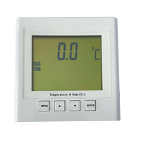 Temperature Humidity Sensor with Modbus RTU RS485 Output 2.83" LCD Display 12V DC Plastic Material OEM Customization IP52 Rated