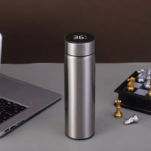 Custom Logo 500ml Gift Cup Smart Thermos Cup Intelligent LED Temperature Display Stainless Steel Vacuum <strong>Flask</strong> Bottle - Product Image 1