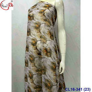 Tissu Voile Impression Numérique Design Personnalisé 50% Rayonne 50% Viscose 100% Tissu Rayonne pour Robes Jupes Style Uni pour Filles - Product Image 3