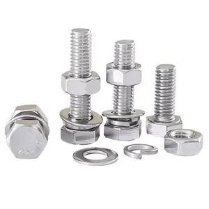 304 thép không gỉ vít và đai ốc thiết lập hoàn chỉnh mở rộng vít bên ngoài hình lục giác Bolt