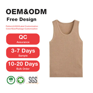 <span class=keywords><strong>Gilet</strong></span> en tricot 100 % laine pour <span class=keywords><strong>femme</strong></span>, col en U, rayé, essentiel pour le printemps, vente en gros OEM ODM - Product Image 1