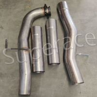 Pipa Knalpot Bending Mandrel Tebal Dinding 1.5mm Aluminium Titanium Stainless Steel 1.5" 2.0" 2.5" OD Universal untuk Mobil
