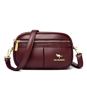 Nouveau Sac Messager Femme Tendance 2026 en Cuir PU Durable avec Fermeture Éclair et Détails Rivets Sangle réglable à porter en bandoulière pour un usage quotidien. - Product Image 6