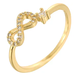 2024 Latest 18K Gold Ring Designs Gold Charm Ring for women