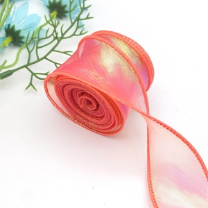 4cm rotolo di colore magico nastro a coda di pesce Bouquet confezione regalo fiocco accessori per capelli in poliestere nastri - Product Image 5