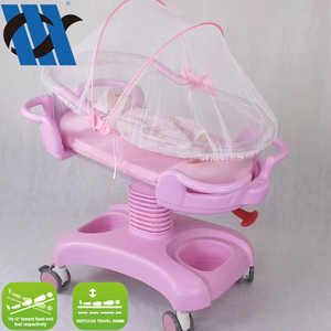 BDB08 Больничная детская люлька детская тележка детская кровать с лотком и регулируемой высотой детская кроватка детская Больничная койка - Product Image 2