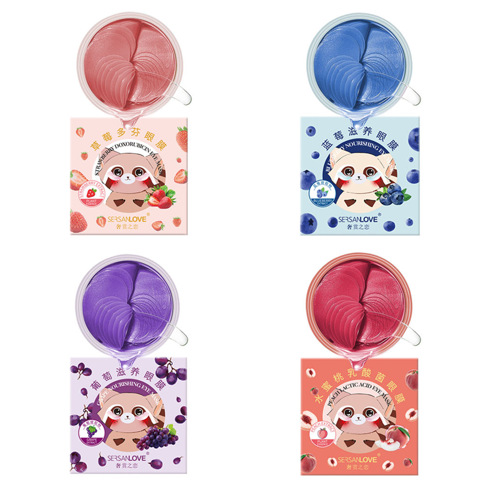 Sersanlove Moisturizing Crystal Collagen Eye Patches Anti Wrinkle Anti Aging Eye Mask Remove Dark Circles Eye Care 