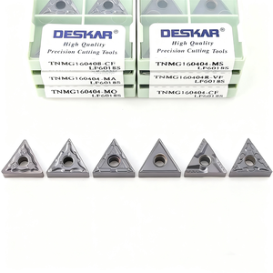 DESKAR TNMG160402 160404 160408 -HA LF6018S Outils de tournage triangulaires, plaquettes en carbure pour pièces en acier, usinage de l'acier inoxydable - Product Image 4