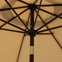 Mobilier d'extérieur imperméable Grand parapluie à pilier central pour villa, cour, terrasse et jardin pour hôtels