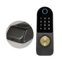 L001 Glastür-Fingerabdruckschloss mit NFC für Mietwohnungen Türsicherheitsanwendungen OEM ODM für Kommerzielle B2B-Beschaffung