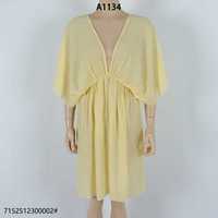 Robe de plage une pièce personnalisée pour femme avec cordon de serrage, idéale pour la piscine et l'été – Collection JR Factory