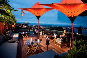 <span class=keywords><strong>Parasol</strong></span> extérieur de tulipe de parapluie d'hôtel de restaurant de publicité de marché à télécommande avec la lumière menée - Product Image 3