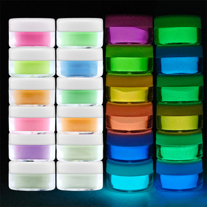 TIMESRUI Polvere Luminosa Pigmentata, Polvere Fluorescente Sicura e Duratura, Colorante per Resina Epossidica per Arte Fai-da-Te, Unghie e Feste - Product Image 1