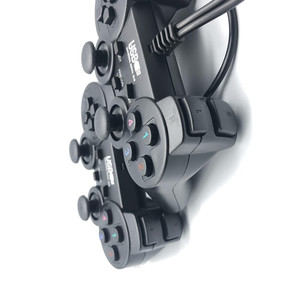 208 P2 Hình Dạng USB Có Dây <span class=keywords><strong>Gamepad</strong></span> Màu Đen Hai Người Chơi Đôi Phím Điều Khiển Cho <span class=keywords><strong>PC</strong></span> Trò Chơi - Product Image 4