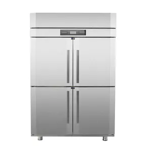 Prometheus üretmektedir hava soğuk soğutma 920L dört kapı mutfak/otel buzdolabı