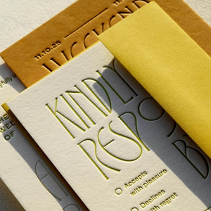 بطاقة ملصق ورقية قطنية منقوشة بأحرف عالية الجودة مخصصة قائمة الضيوف الفاخرة بطاقة إحساس متميزة - Product Image 3