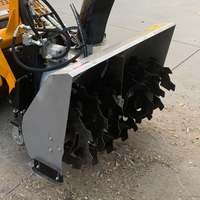 Skid Steer Mini Skid Steer Mesin Pembersih Salju Skid Steer Bucket Batu