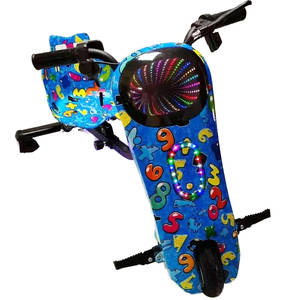 Mini kart de dérive en plein air pour enfants montent sur la vitesse de voiture jusqu'à 10km électrique fou dérive Go Kart basse pédale 12V dérive <span class=keywords><strong>Trike</strong></span> pour les enfants - Product Image 3