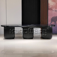 Meubles d'hôtel modernes, plateau en MDF, acier inoxydable, table de banquet, table de mariage, ovale, pour usage extérieur