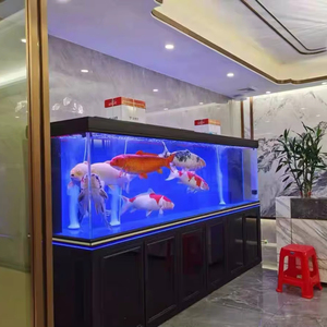 Aquarium mural en acrylique carré grand cylindre cube, aquarium pour poissons d'eau salée en plastique de 50 mm 60 mm - Product Image 3