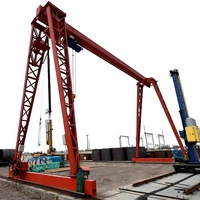 Nouvelle grue portique électrique de type MHh (type treillis) 5-32 tonnes, portée 24m, hauteur de levage 9m, équipement extérieur