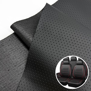 Yumuşak el hissediyorum 0.7mm PVC Faux araba klozet kapağı deri yüksek kalite tasarım otomotiv iç koltuk deri - Product Image 2