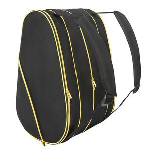 Sac de tennis Oxford grand format BSCI avec fermeture éclair, léger, sac à dos de transport, poche de rangement pour chaussures, compartiment séparé pour raquettes - Product Image 4