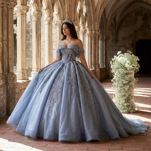 blue dress model Peacock Blue Chikankari Dress