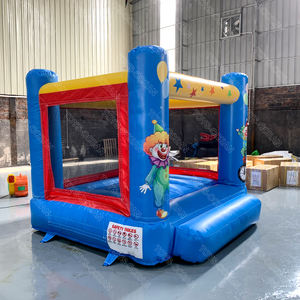 Château gonflable coloré sur le thème des clowns pour enfants, pour l'intérieur et l'extérieur - Product Image 4