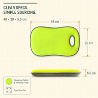 Coussin de jardinage OEM en mousse à mémoire de forme et néoprène avec poignée – Tapis genouillère confortable pour le jardinage, la plantation et les travaux en pépinière