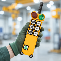 Télécommande sans fil industrielle F24-6D, 6 boutons, double vitesse, 433 MHz, pour grue, palan, équipement de levage