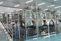 Máquina Mezcladora de Líquido Lavavajillas Todo en Uno, Tanque Mezclador con Camisa de Acero Inoxidable y Emulsionador de Alto Cizallamiento en la Parte Inferior