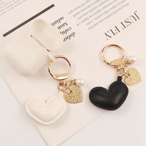 Cute Leather Keychains Car Heart Shape Leather <b>Key</b> <b>Rings</b> Car <b>Key</b> Holder Heart <b>Key</b> Chains Car Purse Bag Charms Pendant Keychain - Product Image 4