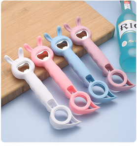 Abrebotellas 4 en 1 con Forma de Oso, Multiusos, Fácil de Usar, Abrelatas de Cerveza y Bebidas, Antideslizante, Ahorra Esfuerzo - Product Image 2