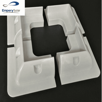 Support de montage de panneau solaire pour camping-car, structure solaire sans perçage en ABS, système d'énergie solaire, support en Z pour panneau solaire pour camping-car, voiture