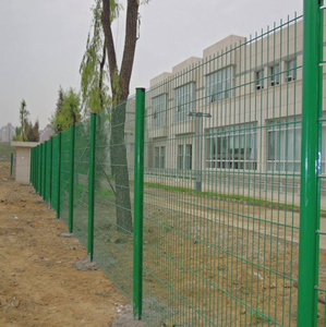 Anti-Corrosion PVC Coated Welded Wire Mesh Panel <b>Metal</b> Frame <b>Grid</b> Fencing for Outdoor Protective Enclosure - Product Image 4