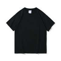 T-shirt en coton 100 % de haute qualité, tricoté épais, uni – T-shirt graphique surdimensionné personnalisé pour homme, imprimé sérigraphié, anti-plis