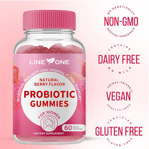 Private Label Vaginale Probiotica Gummy Voor Vrouwen Vrouwelijke Gezondheidszorg En Een Evenwichtige Vagina Flora Probiotische Gummies - Product Image 2