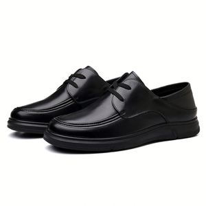 Nouvelles Chaussures en Cuir Décontractées pour Hommes 2026 – Mocassins à Lacets et à Enfiler en Cuir Véritable avec Semelles Souples Antidérapantes - Product Image 2